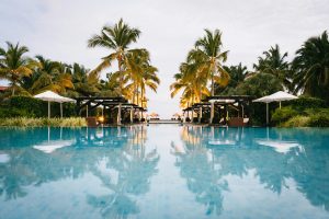 Une belle piscine chauffée
